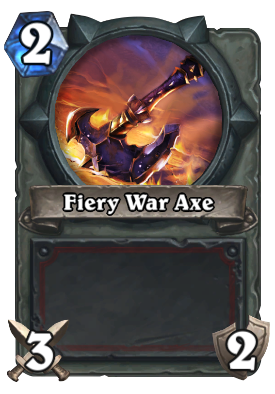 fiery-war-axe