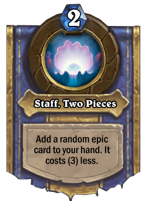 Staff, Two Pieces