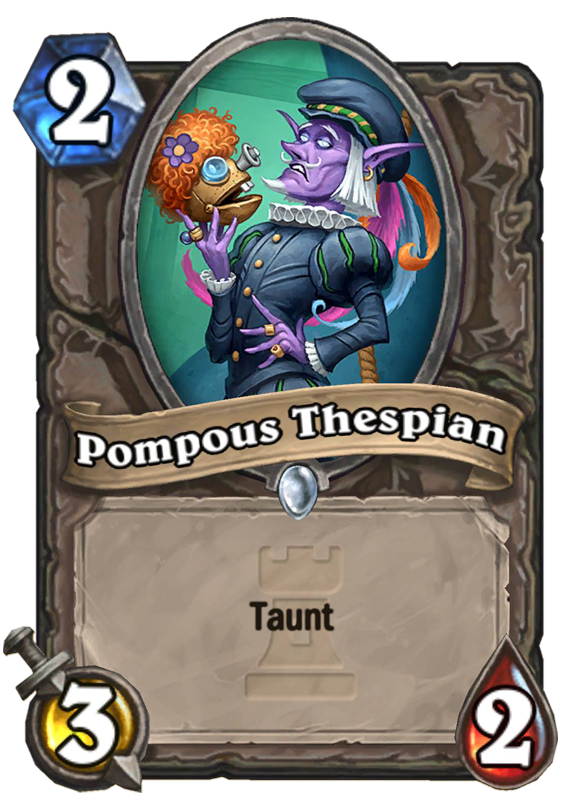 Pompous Thespian