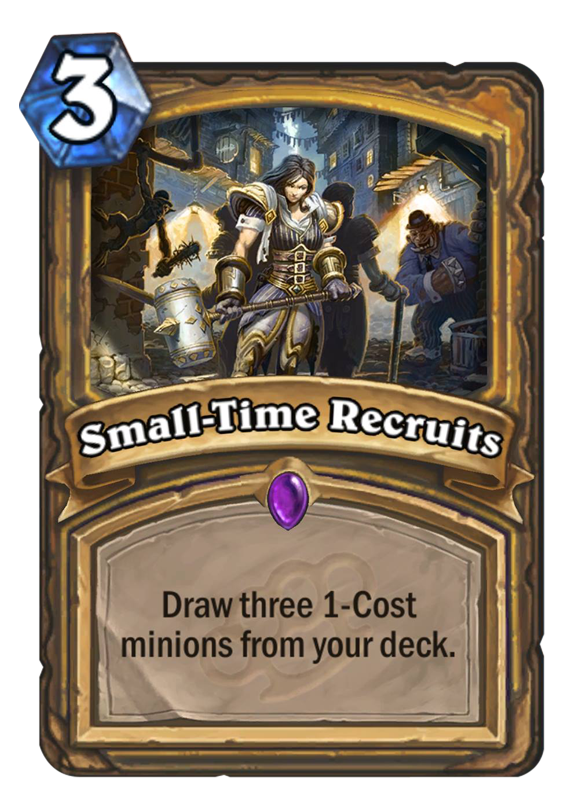 Small-Time Recruits
