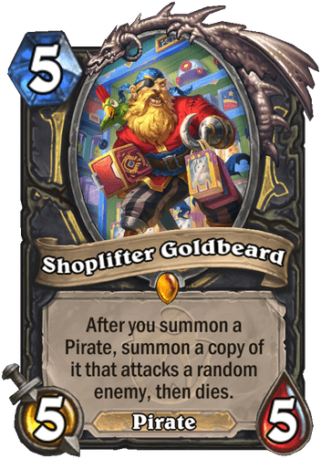 Shoplifter Goldbeard