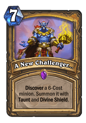 A New Challenger...