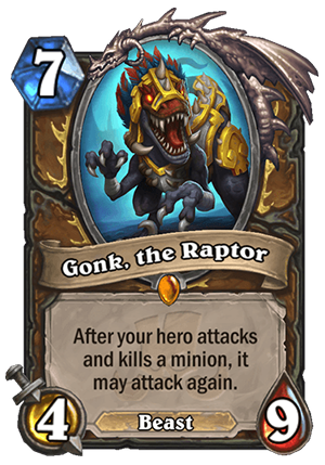 Gonk, the Raptor
