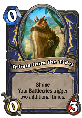 Tribute from the Tides
