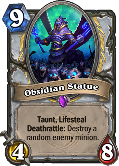 Obsidian Statue