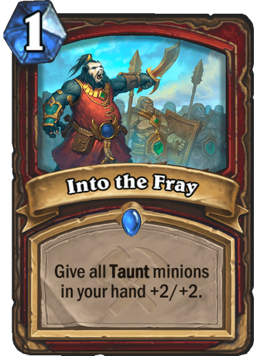 Into the Fray