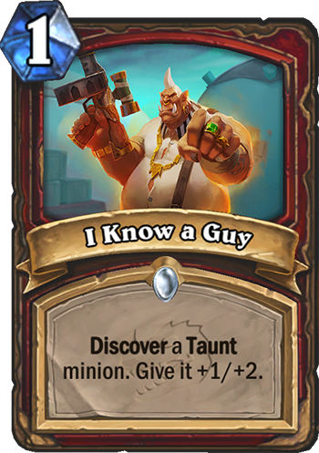 I Know a Guy