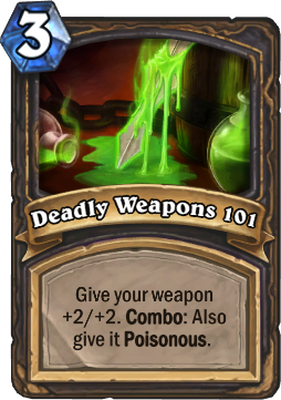 Deadly Weapons 101