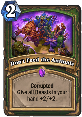 Don't Feed the Animals Corrupted