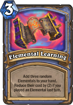 Elemental Learning