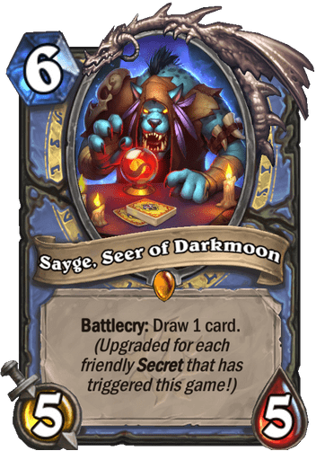 Sayge, Seer of Darkmoon