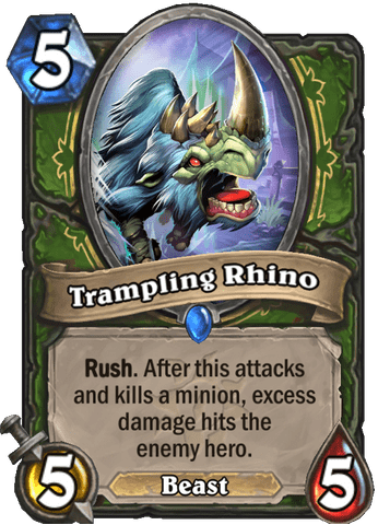 Trampling Rhino