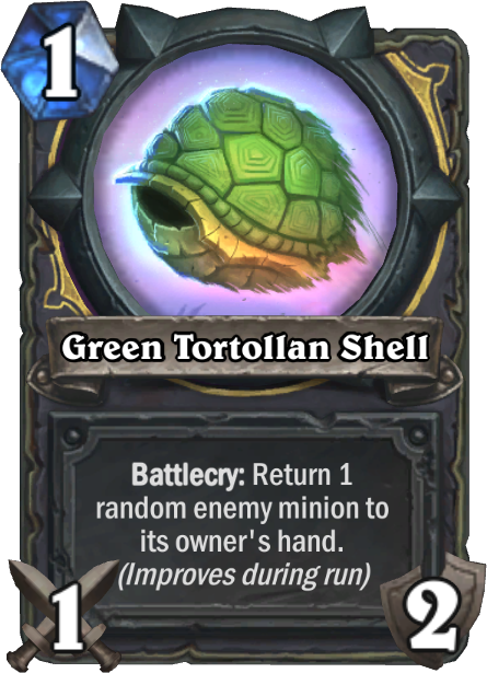 Green Tortollan Shell