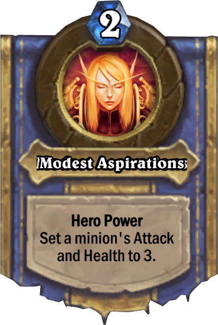 Modest Aspirations