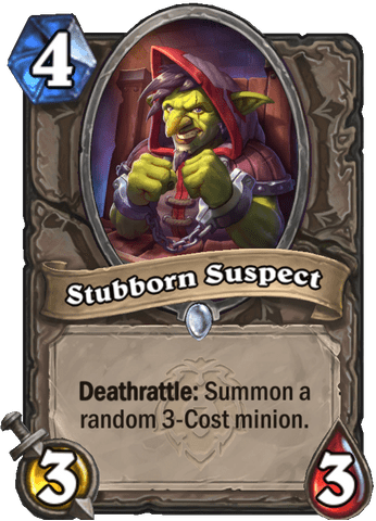 Stubborn Suspect
