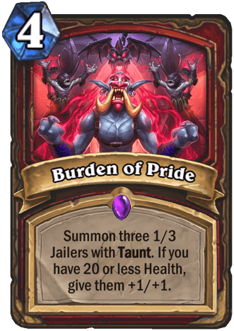 Burden of Pride