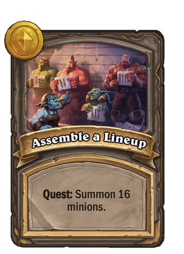 Assemble a Lineup Battlegrounds Quest