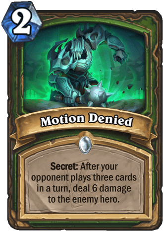 Motion Denied
