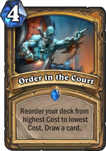 Order in the Court