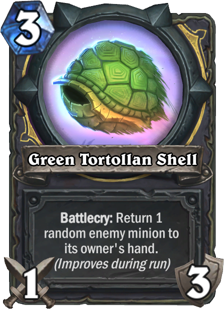 Green Tortollan Shell