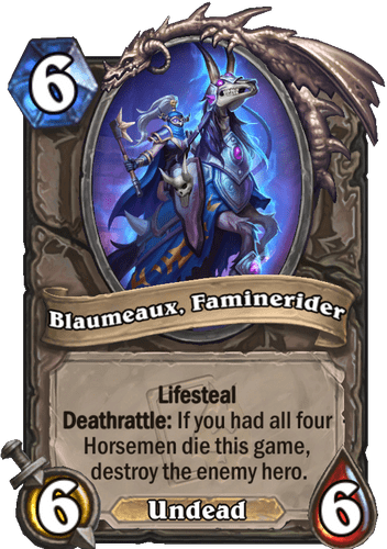 Blaumeux, Faminerider