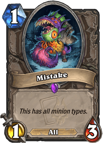 Mistake