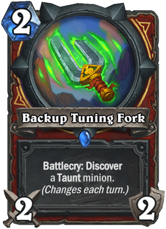 Backup Tuning Fork