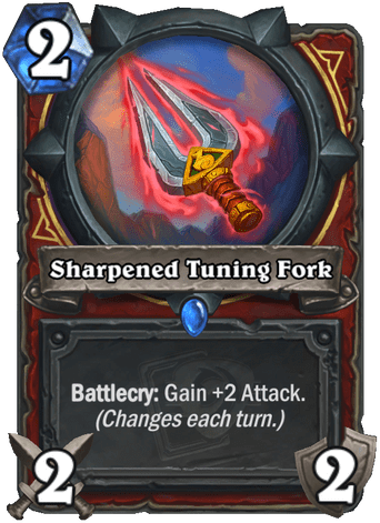 Sharpened Tuning Fork