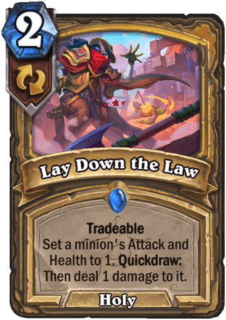 Lay Down the Law