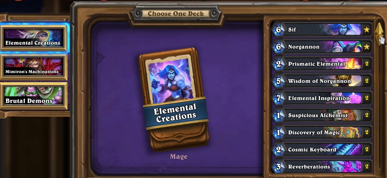 New Player Experience Elemental Creations