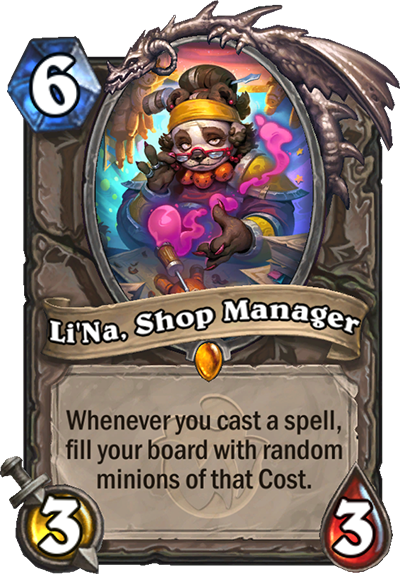 Li'Na, Shop Manager