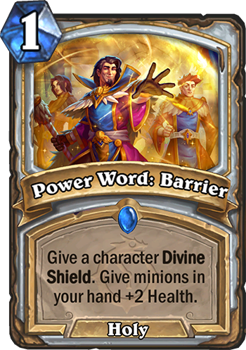 Power Word: Barrier
