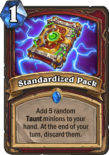Standardized Pack