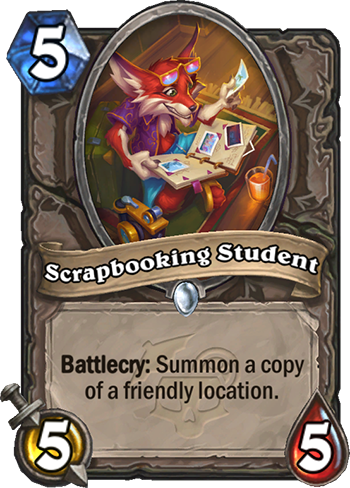 Scrapbooking Student