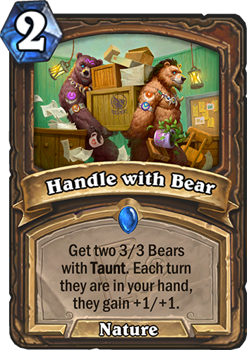 Handle with Bear