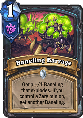 Baneling Barrage