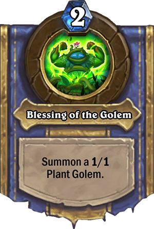 Blessing of the Golem