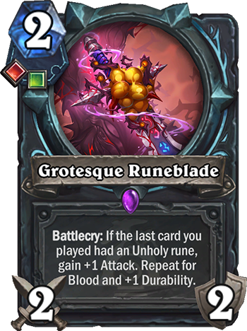 Grotesque Runeblade