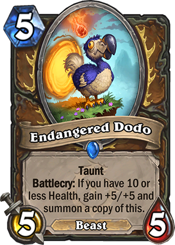 Endangered Dodo