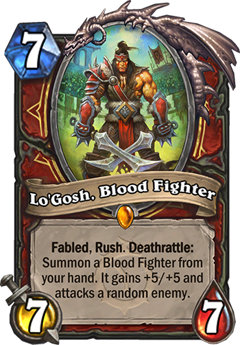 Lo'Gosh, Blood Fighter