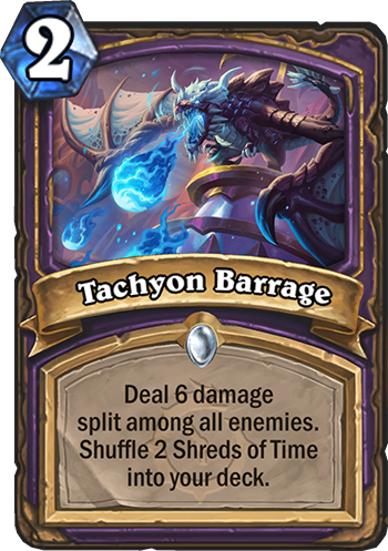 Tachyon Barrage